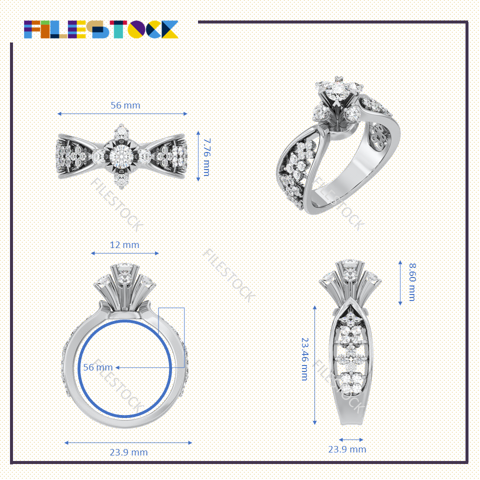 TEST RING FOR SALE - 3D MODEL JEWELRY