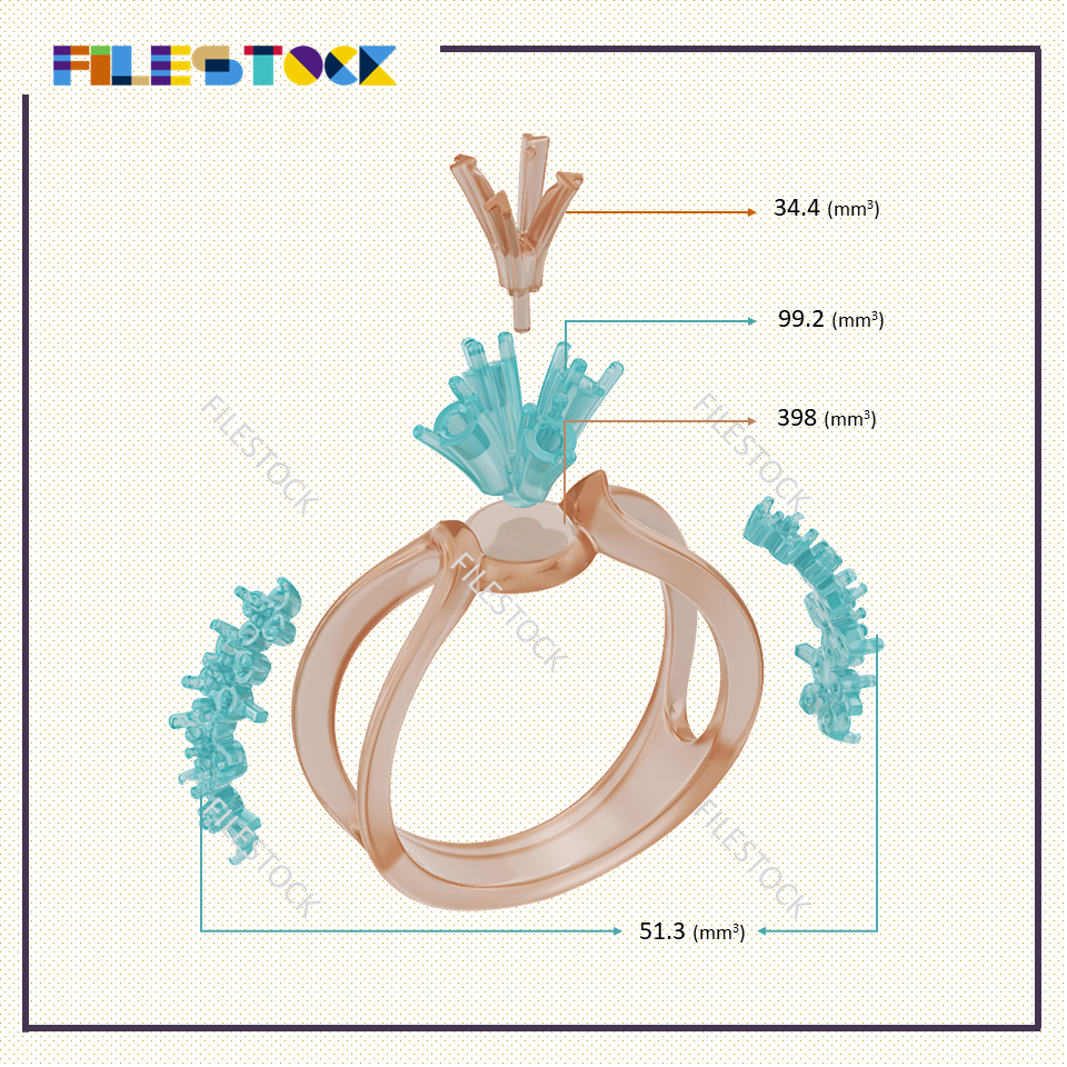 TEST RING FOR SALE - 3D MODEL JEWELRY