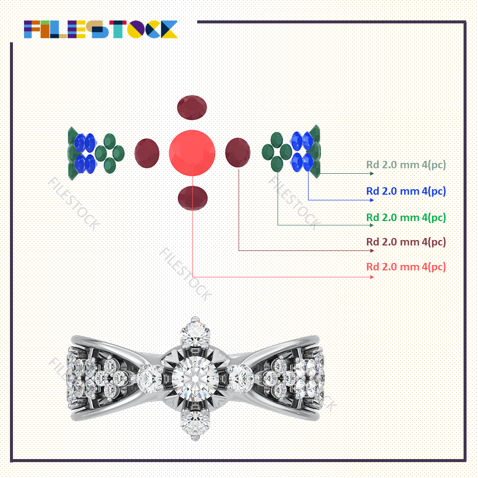 TEST RING FOR SALE - 3D MODEL JEWELRY